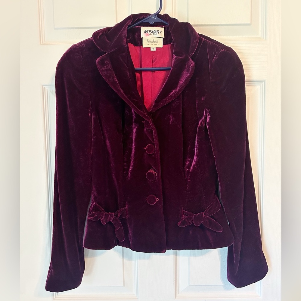 Moshary Neiman Marcus Exclusive Vintage Velvet Patterned